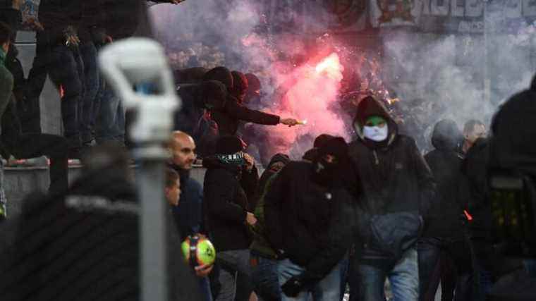 Kop Nord and Kop Sud closed for the reception of PSG and Rennes at Geoffroy-Guichard