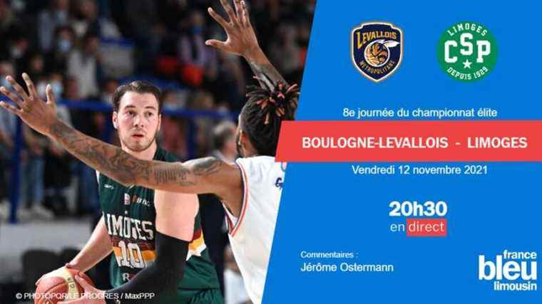 LIVE – Basketball Elite J08: fully experience the Limoges CSP match in Levallois