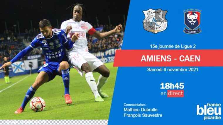 Ligue 2 – Live: follow the match of the 15th day between Amiens and Caen