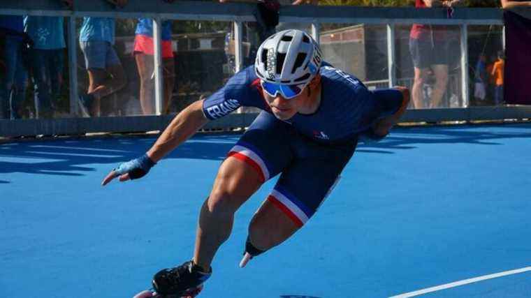 Loirétain Yvan Sivilier at the world roller skating championships in Colombia