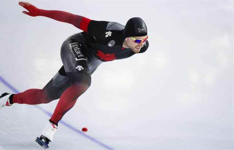 Long track skaters are pumped up