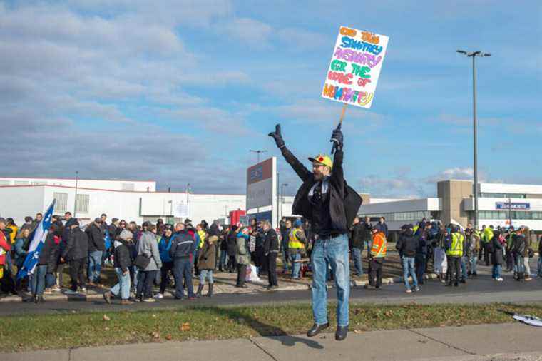 Montreal |  Demonstration against compulsory vaccination of federal civil servants