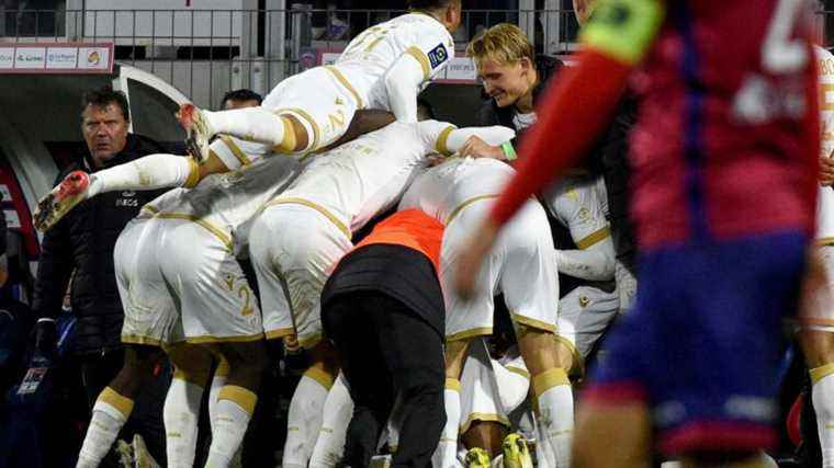 Nice, new runner-up for PSG thanks to its stunning victory in Clermont