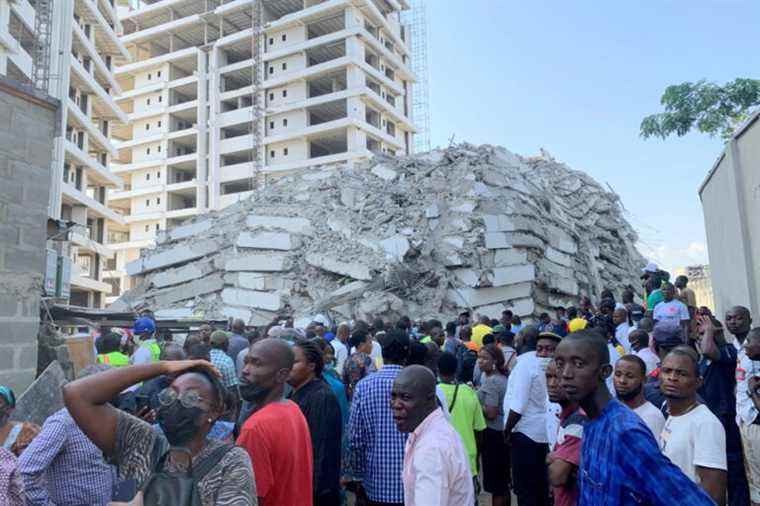 Nigeria |  A building collapses in Lagos: dozens of workers stranded