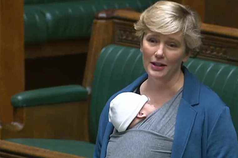 No babies in parliament, British MPs outraged