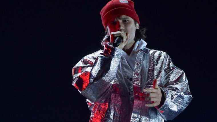 OrelSan in Civray in July 2022, for the Au Fil du Son festival