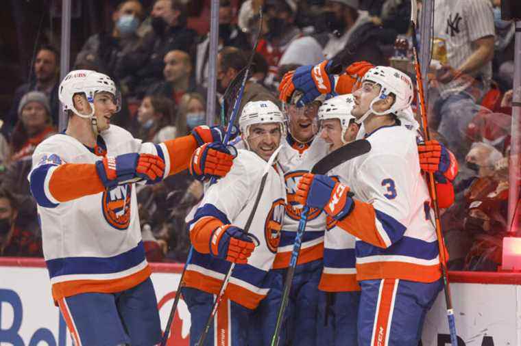 Overwhelming victory for the Islanders 6-2 over the Canadiens