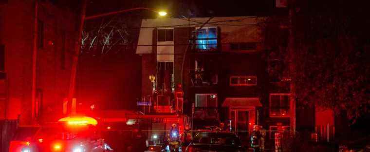 [PHOTOS] Laval: a fire forces the evacuation of a residential building