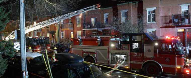 [PHOTOS] Montreal: a duplex damaged by a fire in the Mile-End