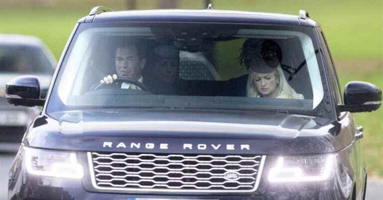 Peter Phillips recased?  The pretty blonde who came with him to the royal double baptism is far from unknown