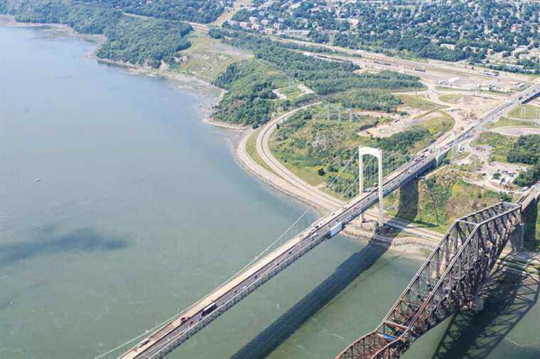 Quebec |  Emergency work on the Pierre-Laporte bridge