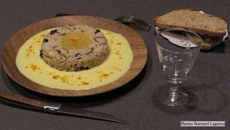 RISOTTO with MUSHROOMS and lemon cream to thank “La Table de Troche” and “Attanum”