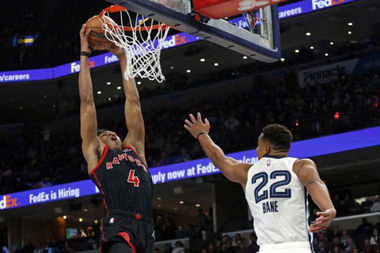 Raptors pocket 126-113 win in Memphis