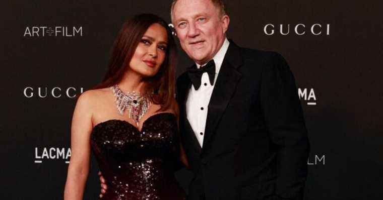 Salma Hayek flamboyant on the arm of her husband François-Henri Pinault: rain of couples at the LACMA gala