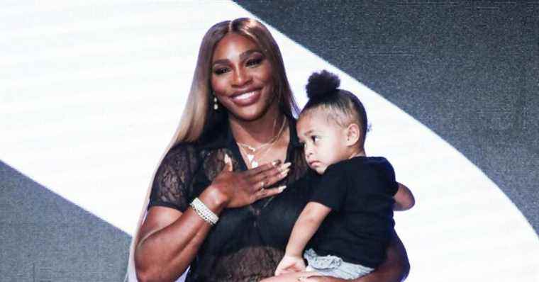 Serena Williams: rare video of her adorable Olympia with her father Richard, who already plays the coach