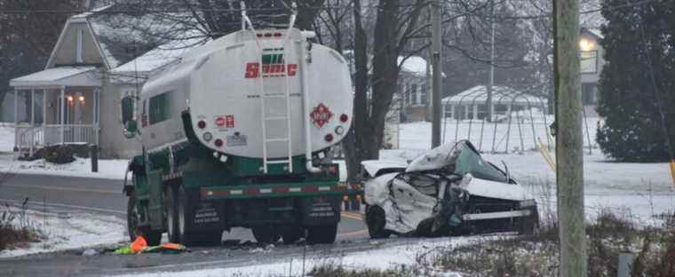 Serious accident near Joliette: a young driver between life and death