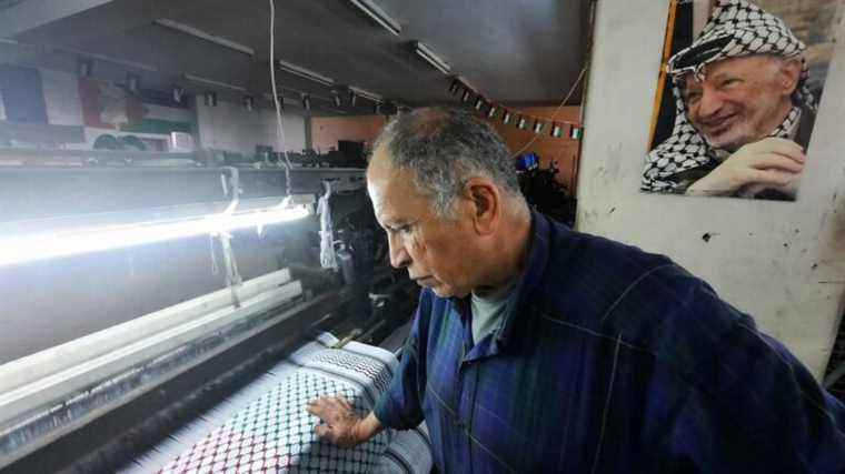 Seventeen years after the death of Yasser Arafat, the Herbawi factory continues to export thousands of keffiyehs around the world