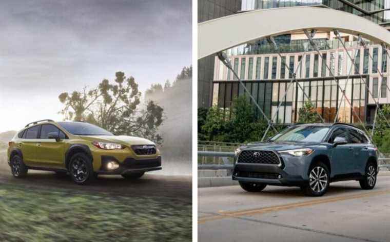 Subaru Crosstrek 2022 and Toyota Corolla Cross 2022: let’s compare the numbers