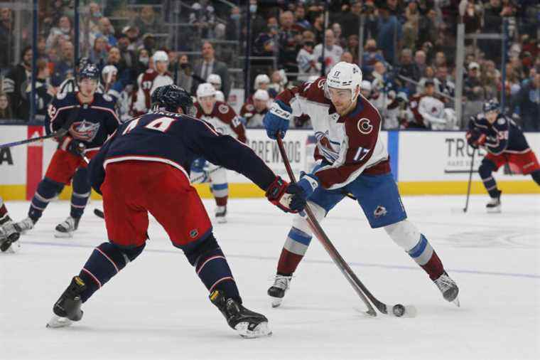 The Blue Jackets win against the Avalanche