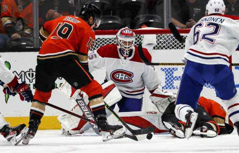 The Montreal Canadiens continue their slide and fall 4-2 to the Anaheim Ducks