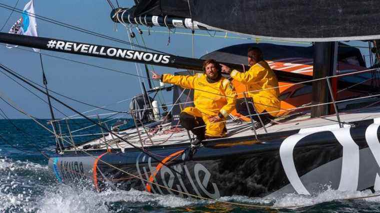 The Niort company Ebac sponsors a boat at the start of the Transat Jacques Vabre