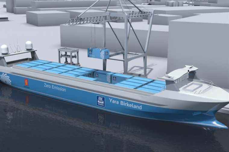 The first autonomous electric cargo ship is born in Norway