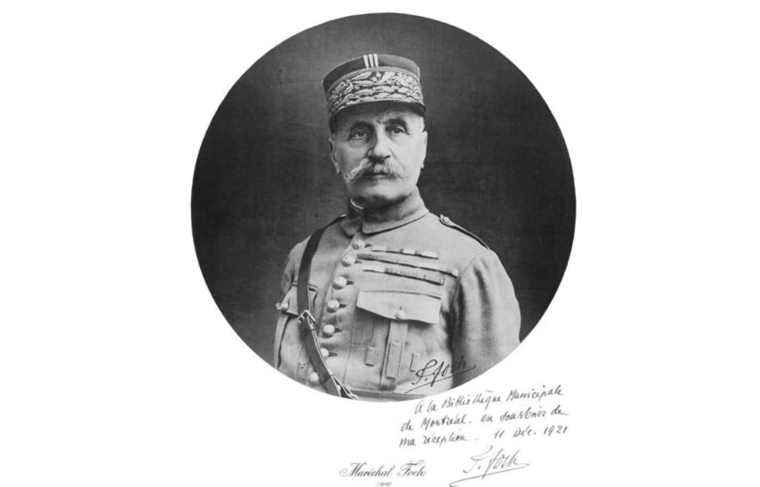 The lightning visit of Marshal Foch