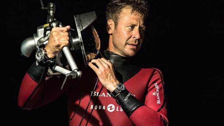 The photographer and marine biologist Laurent Ballesta awarded by the Oceanographic Institute.