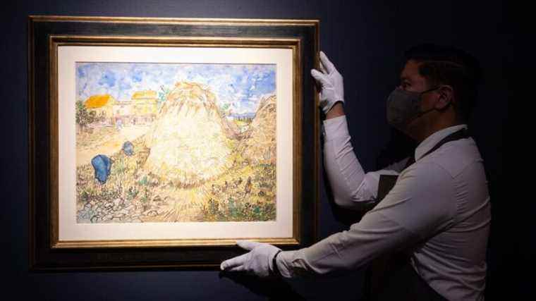 The watercolor “Wheat mills” painted in Arles could become Van Gogh’s most expensive