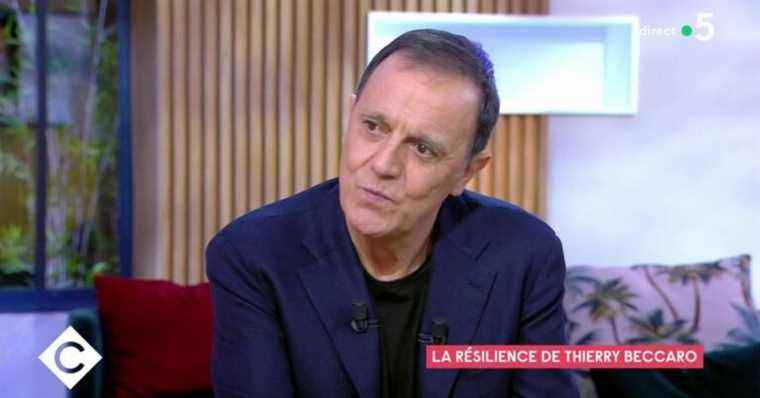 Thierry Beccaro, beaten child: he reveals “his greatest regret” in relation to his violent father