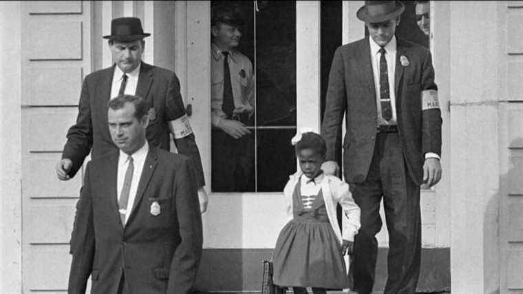 United States: meet Ruby Bridges, first black schoolgirl to have joined a school reserved for whites