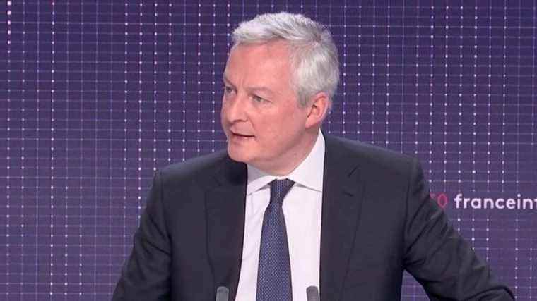 VIDEO.  Bruno Le Maire is “in favor” of terminating borrower insurance at any time