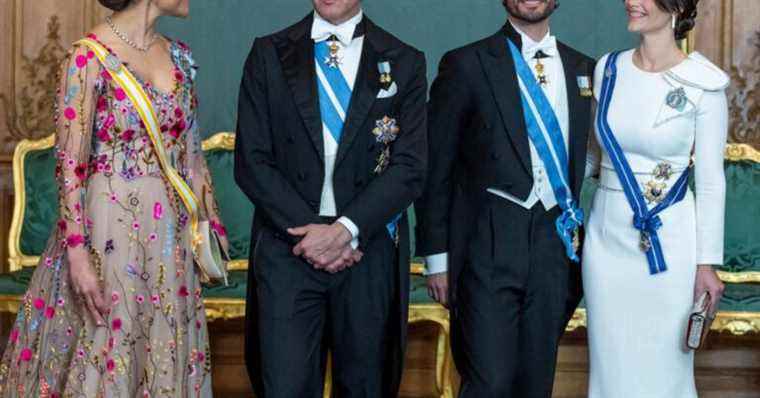 Victoria and Sofia from Sweden at the gala at the palace: two princesses, two very different styles!