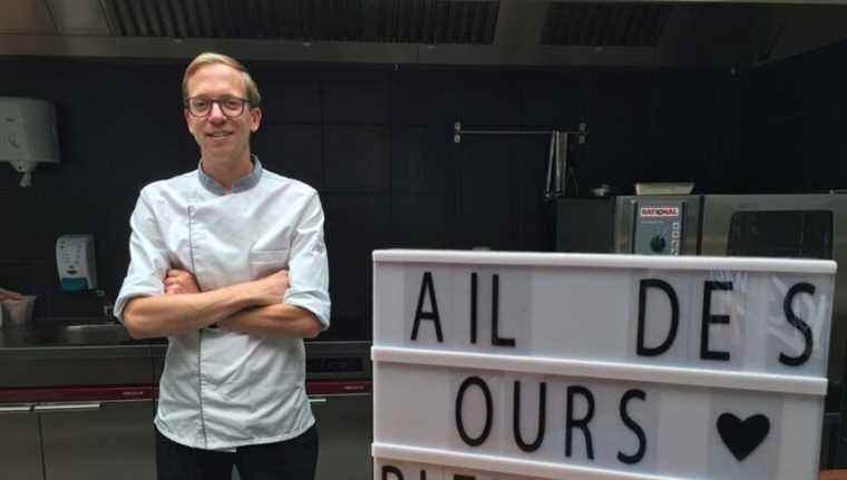 We cook around the wood fire with Stéphane Bruyer from the restaurant Ail des Ours in Amiens