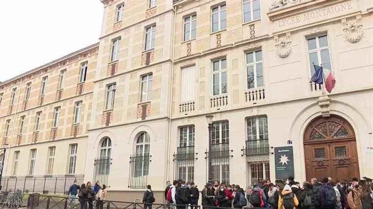 a teacher violently assaulted at Montaigne high school