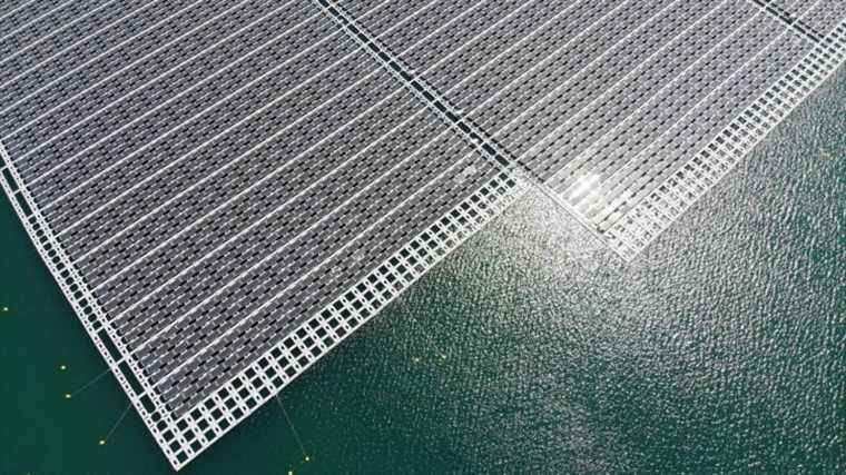 floating photovoltaic power plants more and more widespread in France