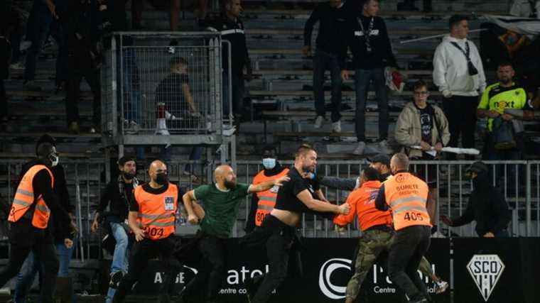 four Angers supporters in custody after the excesses at Angers-Marseille