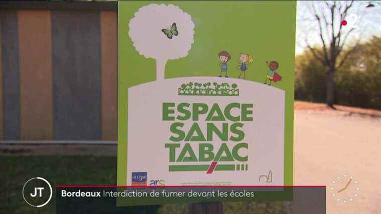 in Bordeaux, smoking ban in front of schools