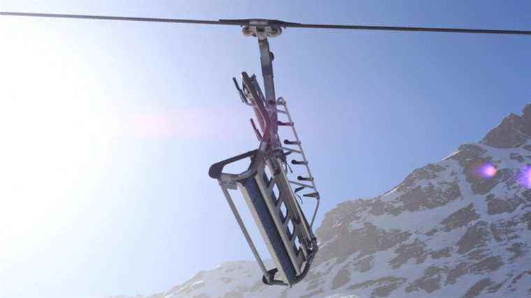 seasonal workers steal a chairlift to decorate their accommodation and are arrested