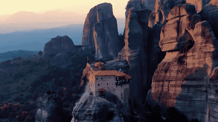 the Meteora monasteries, a sacred site in the sky