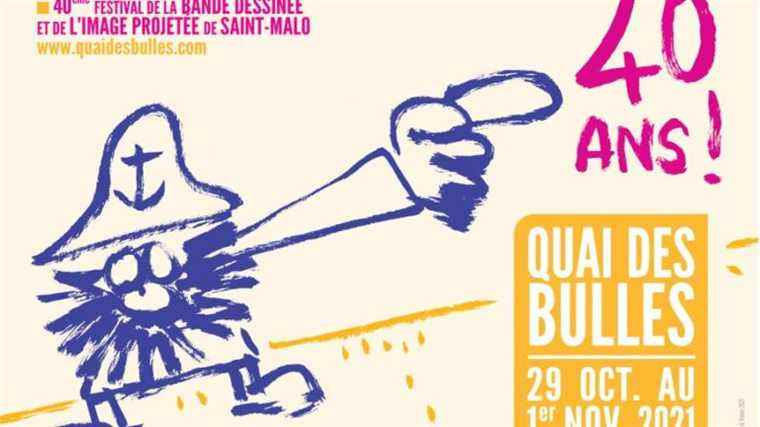 the Quai des Bulles comic book festival attracted 40,000 visitors