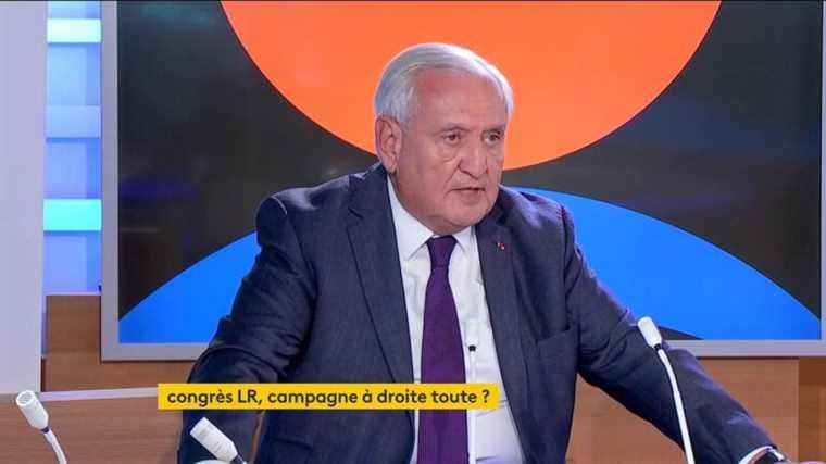 the candidates for the primary The Republicans are “radicalizing a little”, estimates Jean-Pierre Raffarin