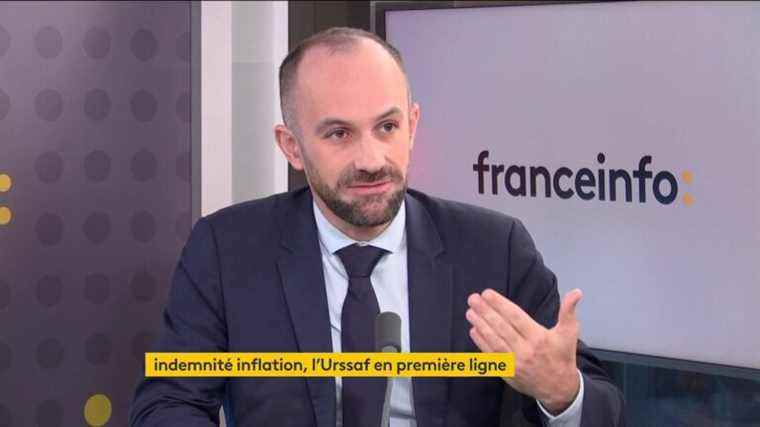 the director of Urssaf, Yann-Gaël Amghar, details the payment system