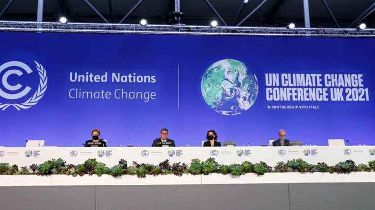 the draft final declaration plans to reduce the use of coal, but no new aid for countries affected by the climate crisis