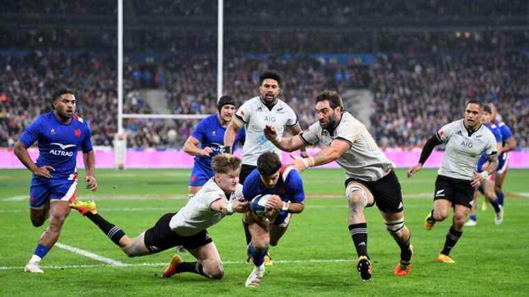 the summary of the historic victory of the XV of France against the All Blacks