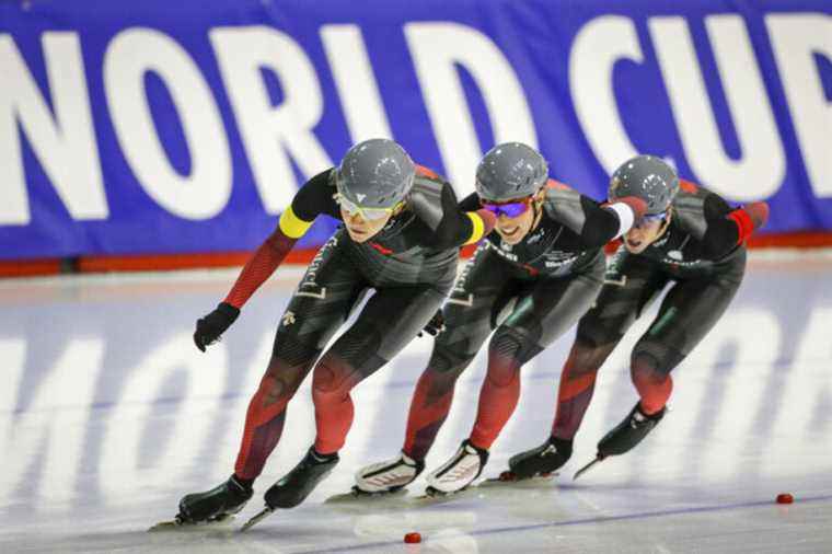 Long Track Speed ​​Skating |  Maltais and her teammates complete the pursuit sweep