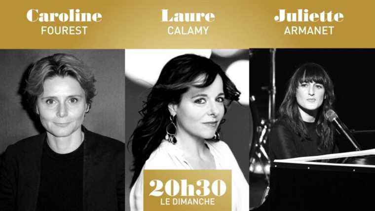 “8:30 p.m. Sunday” with Caroline Fourest, Laure Calamy and Juliette Armanet – France 2 – 5 December 2021