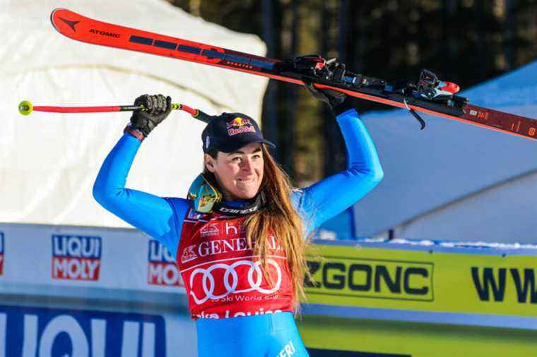 Alpine Skiing World Cup |  Sofia Goggia wins the downhill at Lake Louise