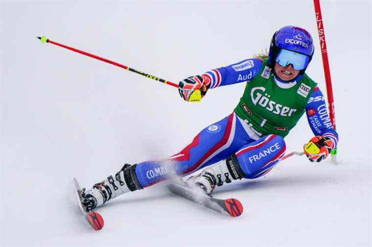 Alpine skiing |  The French Tessa Worley wins the giant in Lienz