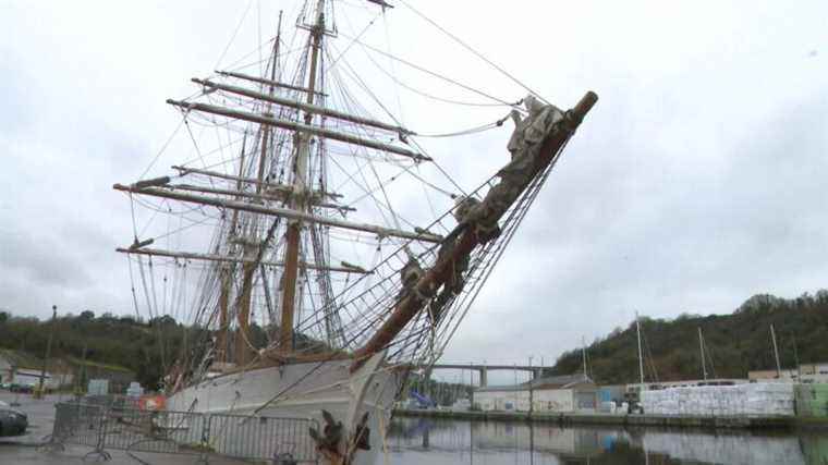 Brieuc – The three-masted Le Français serves as a workshop to educate young people about the fragility of the poles